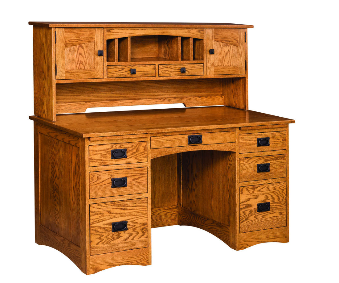 56" Mission Desk with Optional Organizer
