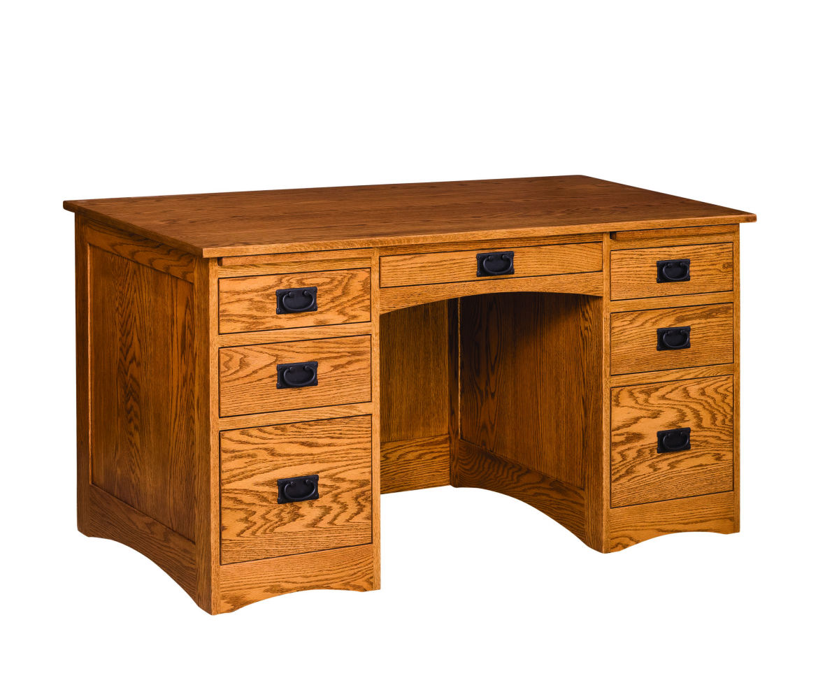 56" Mission Desk with Optional Organizer