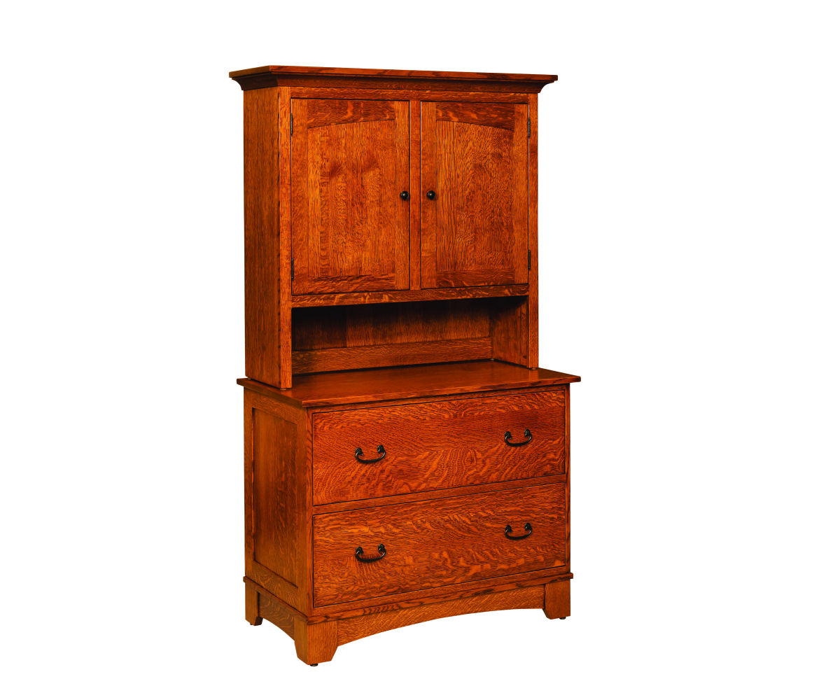 Noble Mission Lateral File Cabinet with Optional Topper