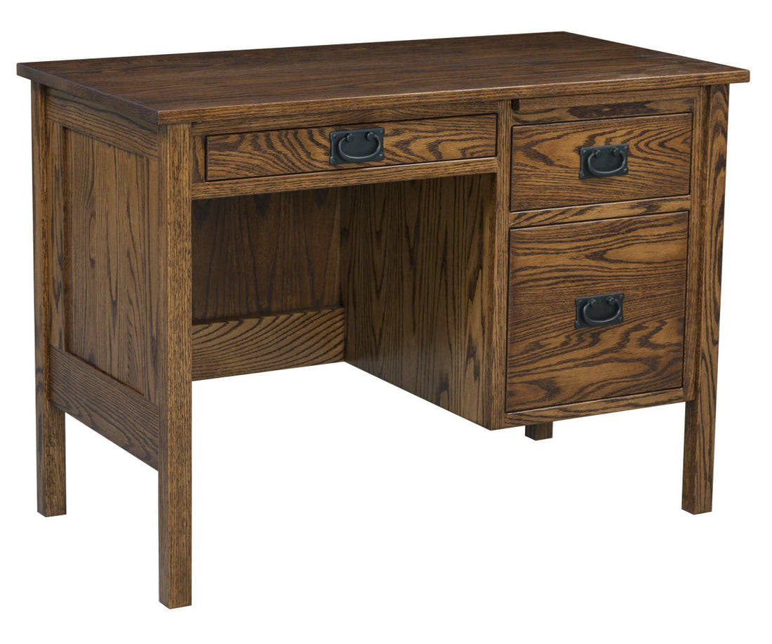 Single Pedestal Post Mission Desk – 42W”