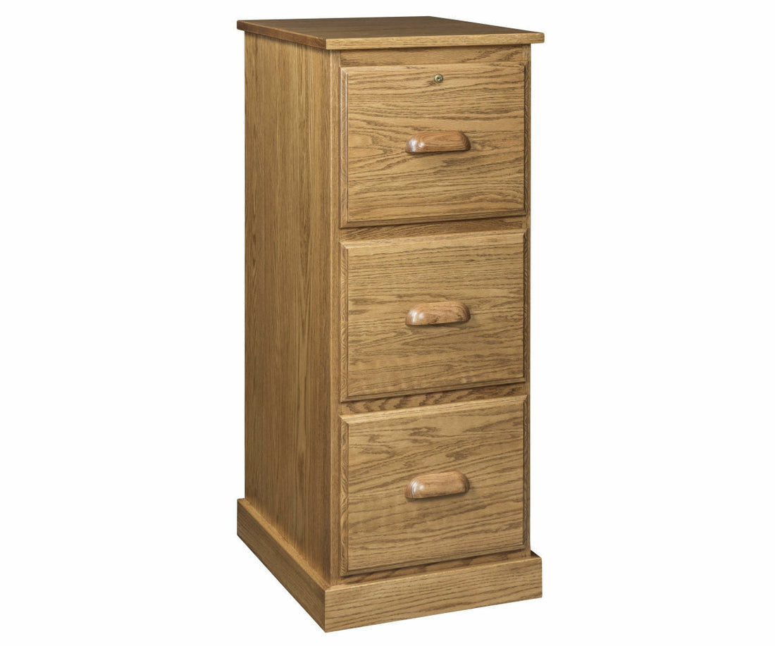 Traditional Letter-Size 3 Drawer File Cabinet
