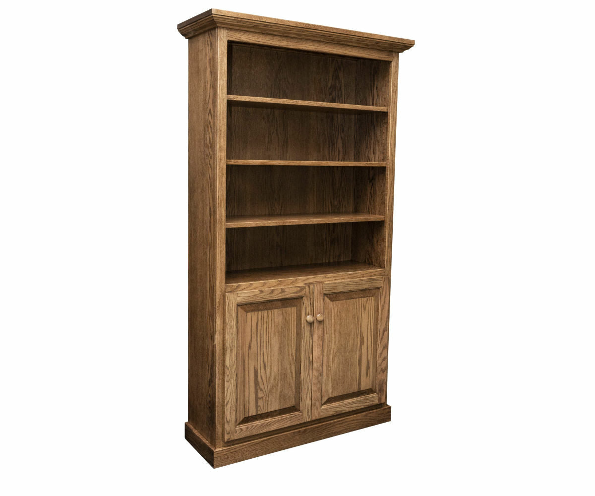 30"–36"W Traditional Bookcase – 15"D