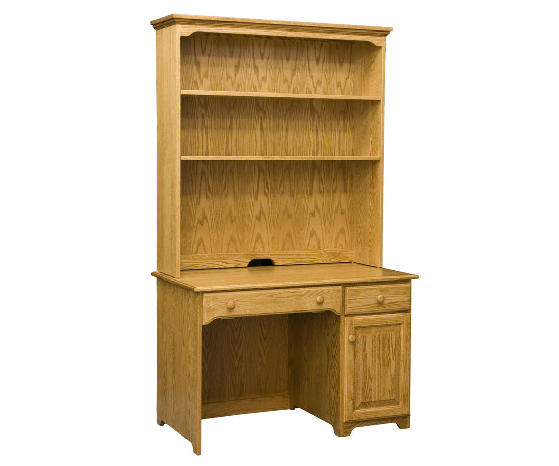 Traditional Student PC Desk with Optional Hutch