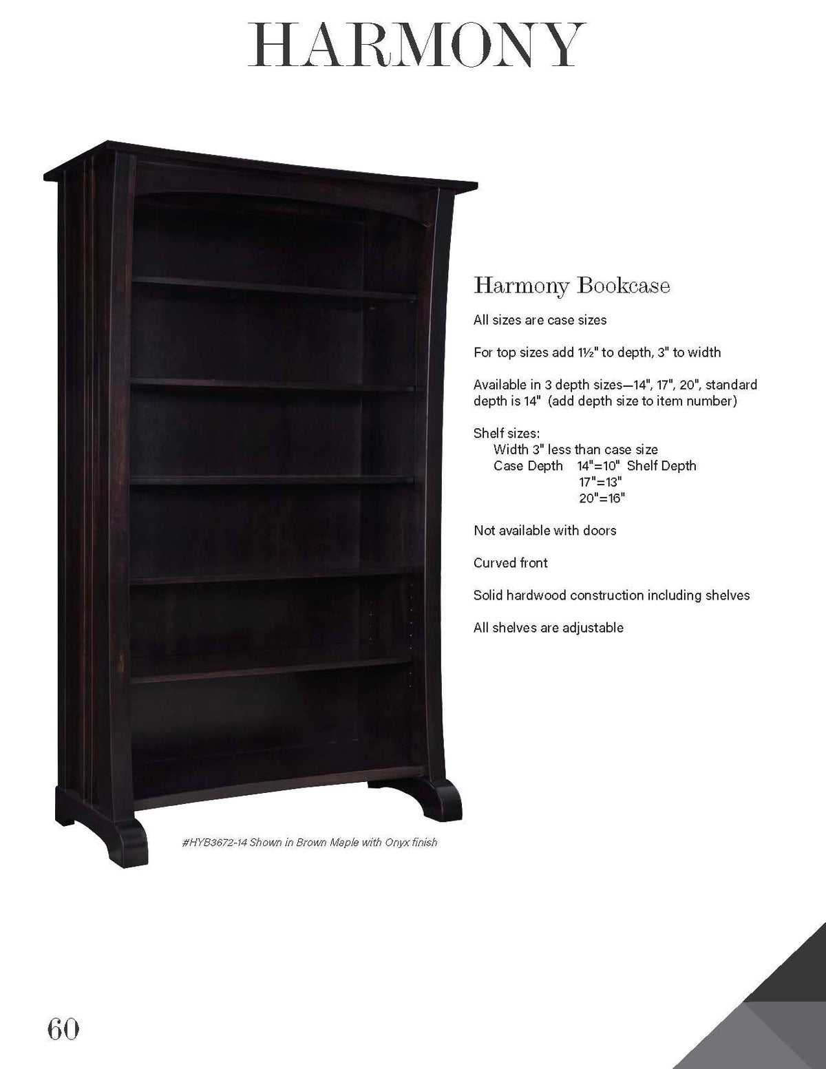 18"–24"W Harmony Bookcase