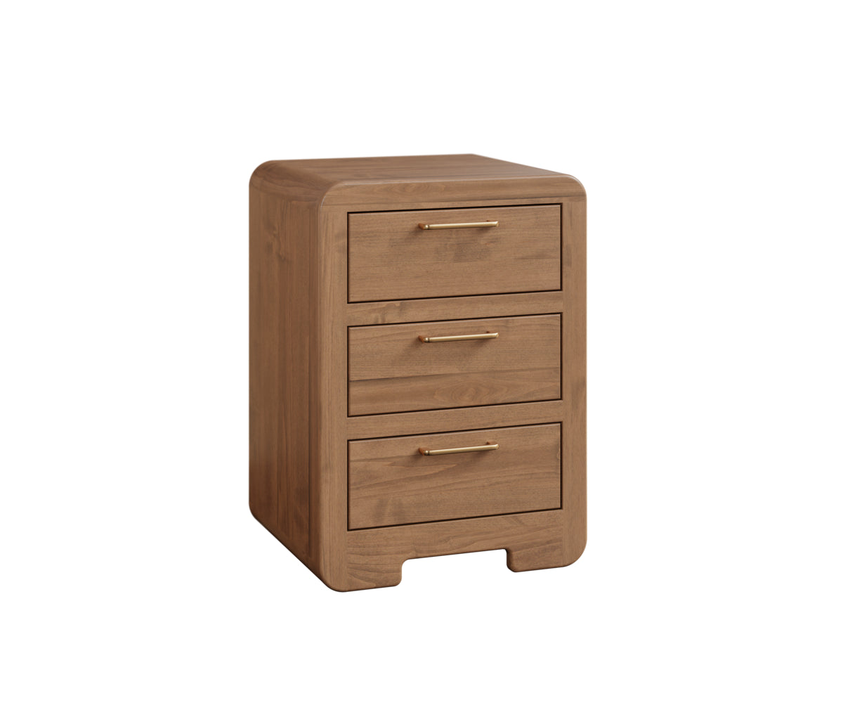 Europa 3 Drawer Night Stand