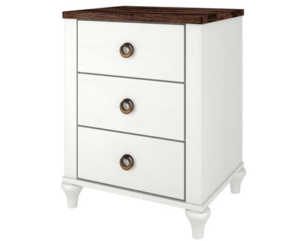 Alcan 3 Drawer Night Stand