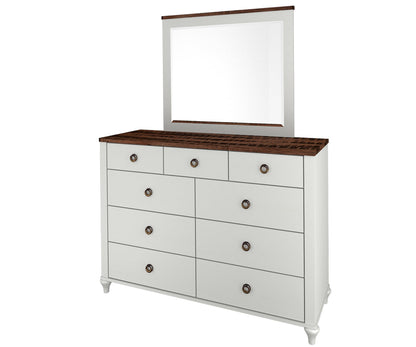 Alcan High Dresser with Med Bev Mirror