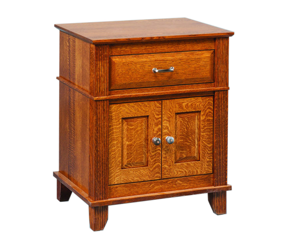 Arlington 1 Drawer 2 Door Nightstand