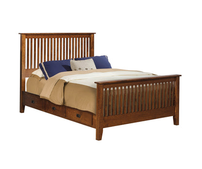 Elkins Mission Bed (shown in queen)