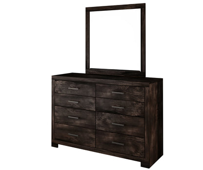 Zane High Dresser with Medium Bev. Mirror