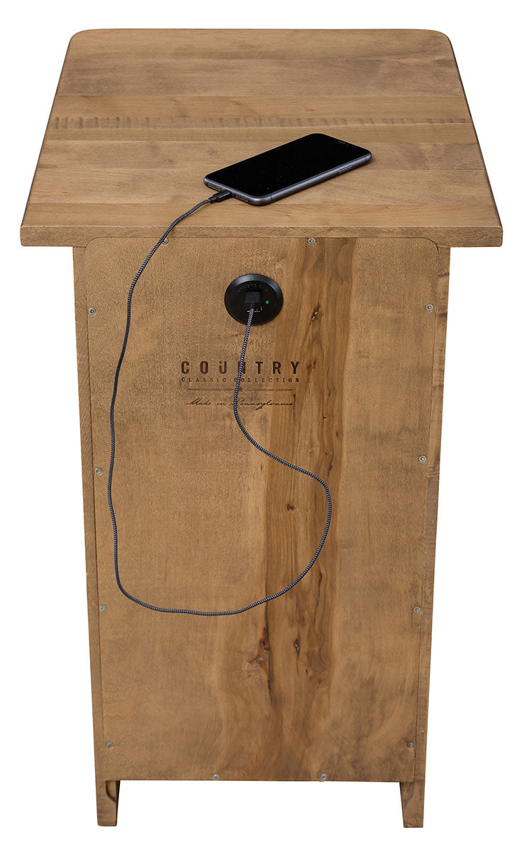 Farmstead End Table with Drawer