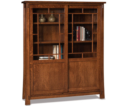 Modesto 8 Shelf, 2 Door Bookcase