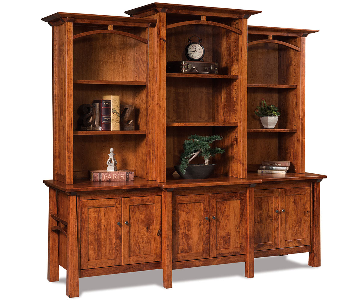 Artesa 6 Door Backbar With 3 Pc. Hutch On Top