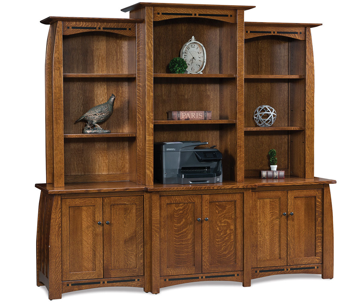 Boulder Creek 6 Door Backbar With 3 Pc. Hutch On Top
