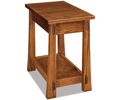 Modesto Open Chair Side End Table No Drawer