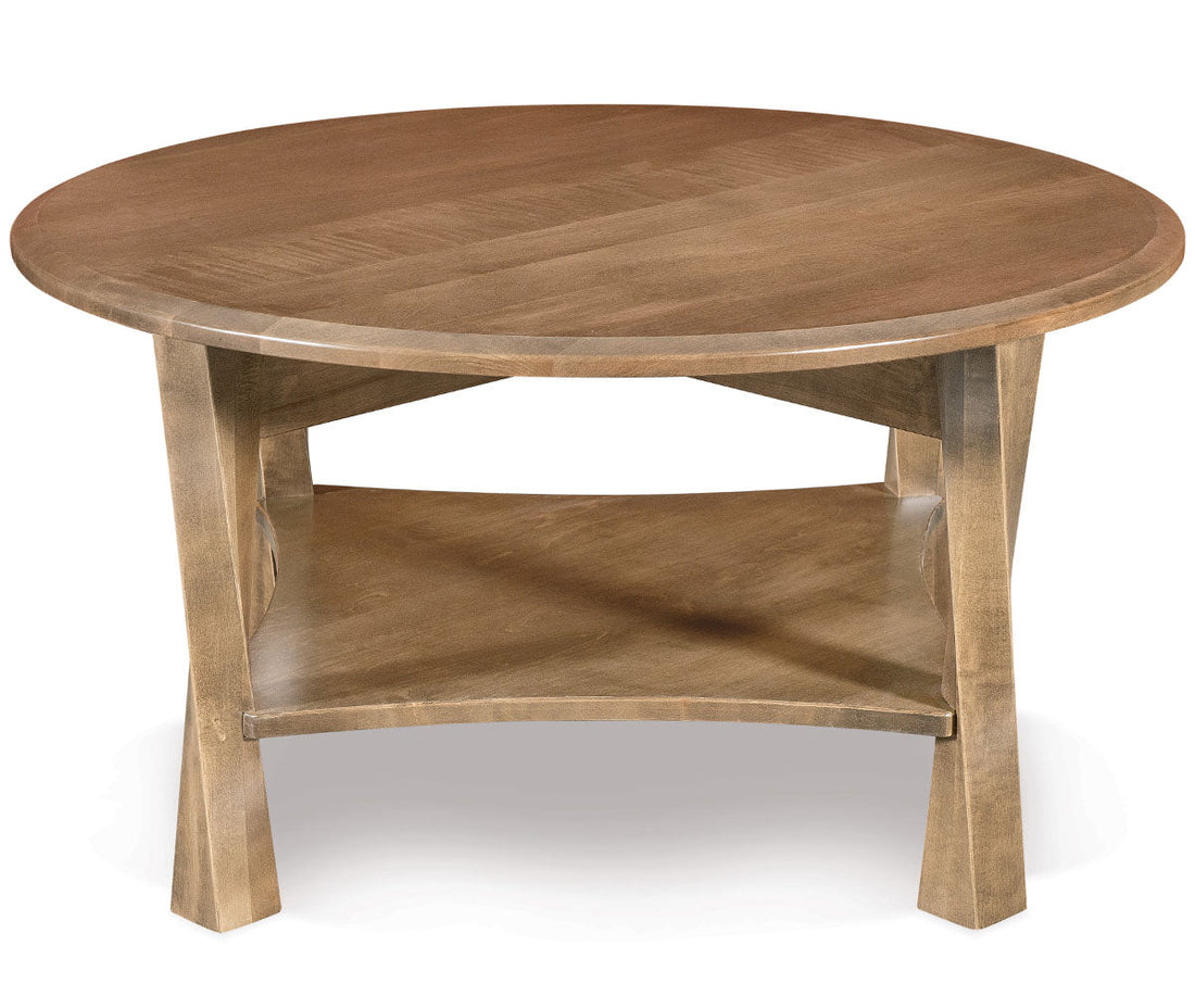 Lexington Arc 38" Round Coffee Table W/Shelf