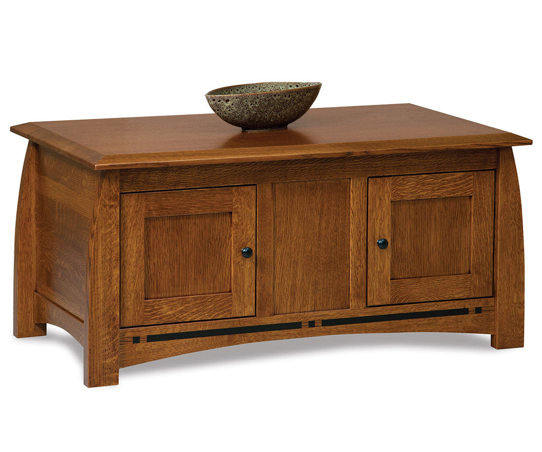 Boulder Creek Enclosed Coffee Table W/Doors