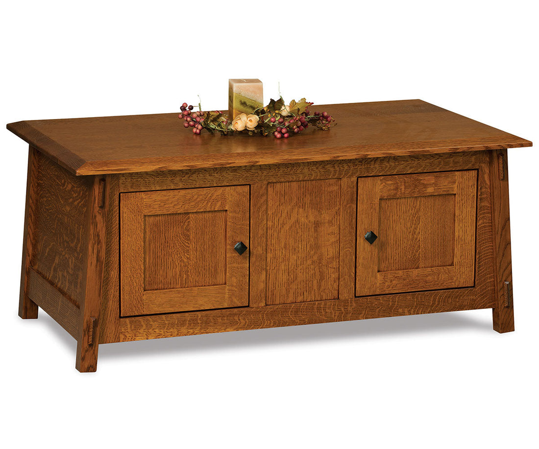 Colbran Enclosed Coffee Table W/Doors