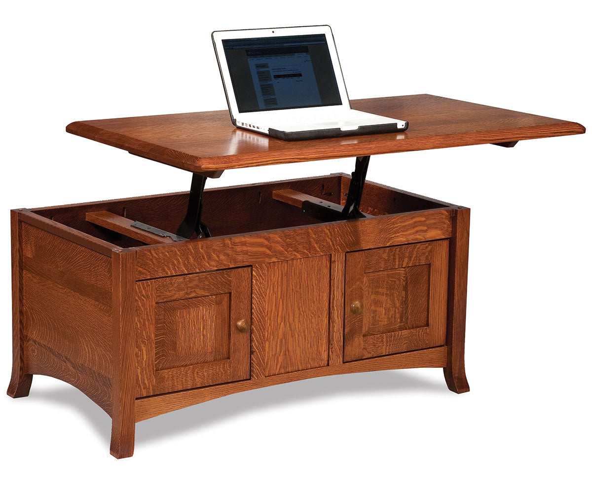 Carlisle Enclosed Lift Top Coffee Table W/Doors