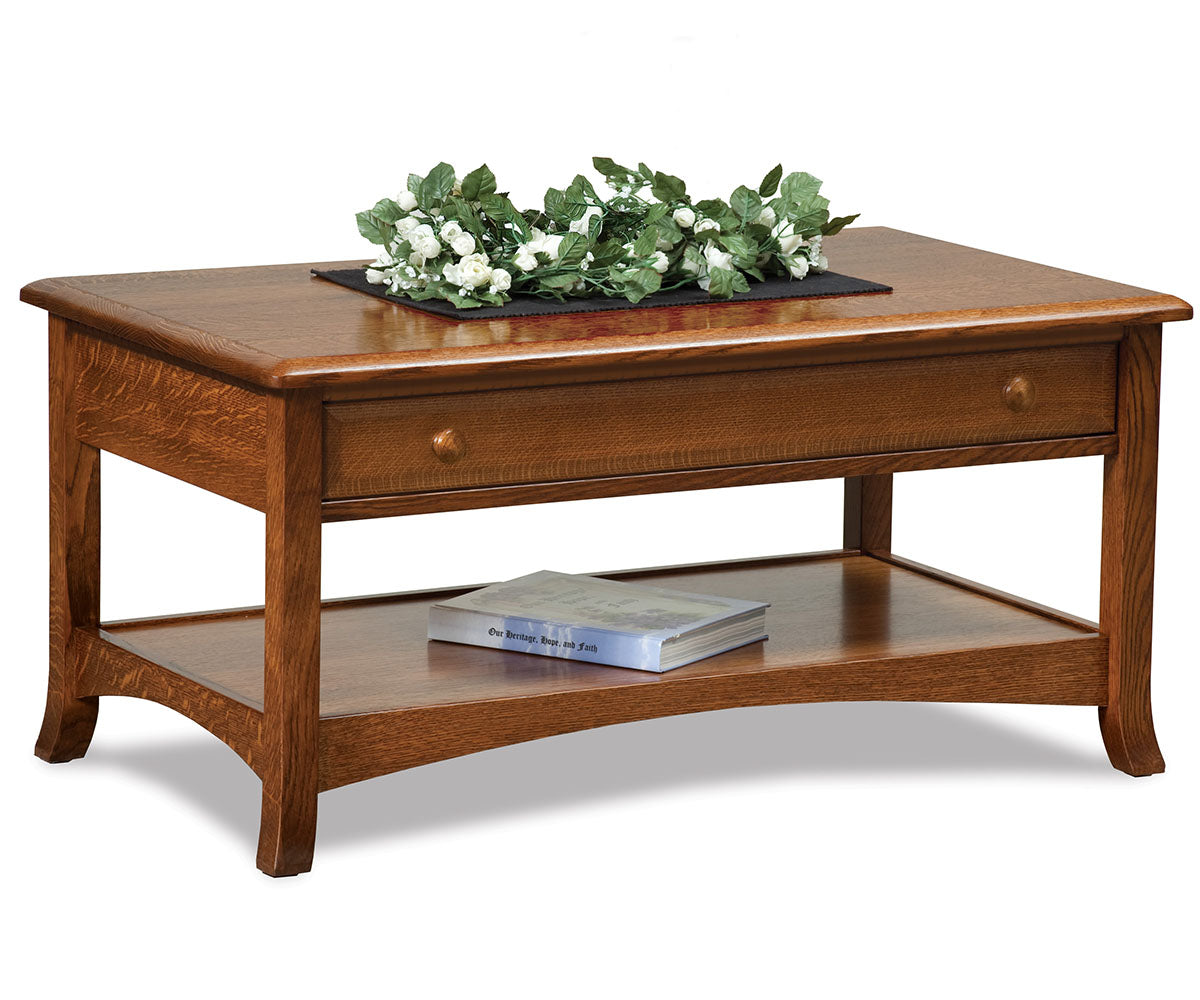 Carlisle Open Coffee Table W/Drawer