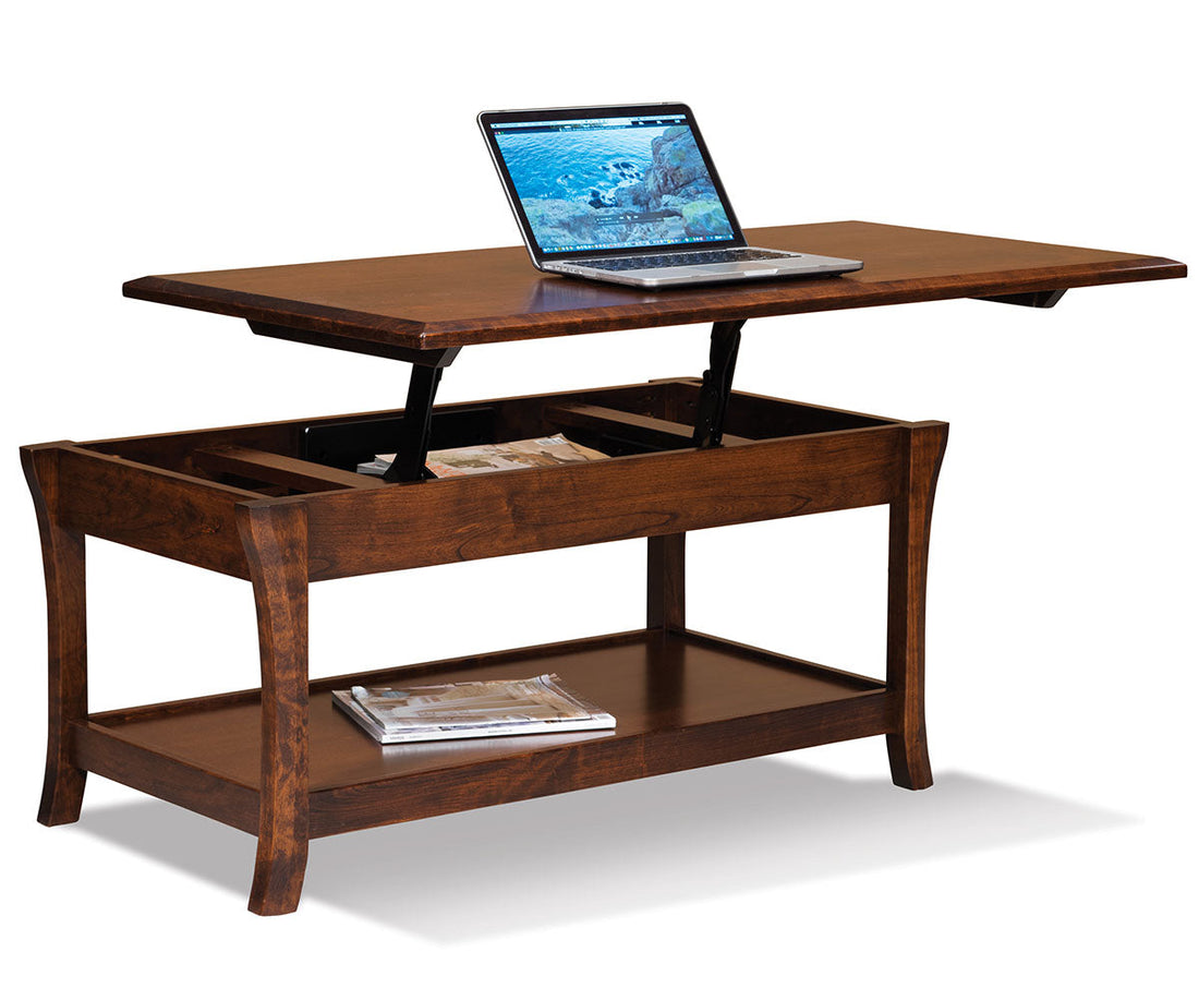 Ensenada Open Lift Top Coffee Table W/Counter Weight