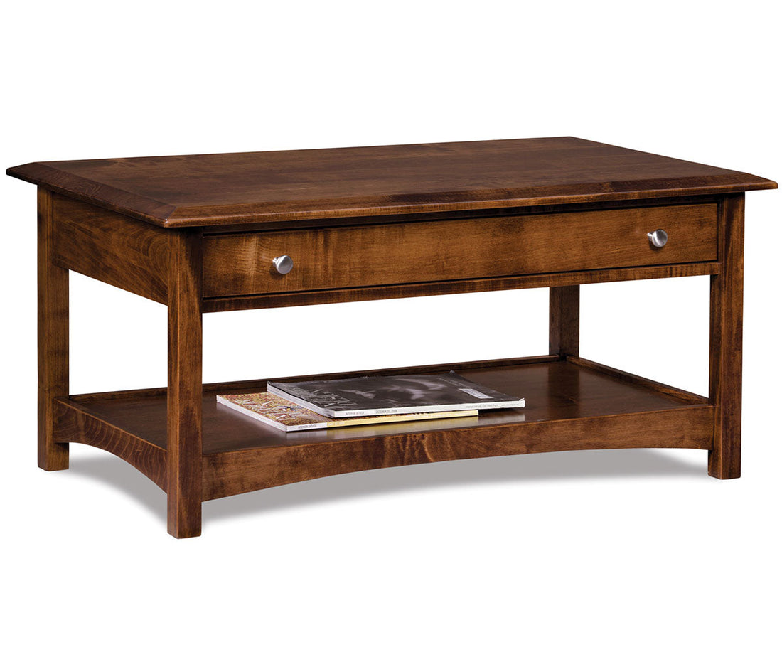 Finland Open Coffee Table W/Drawer