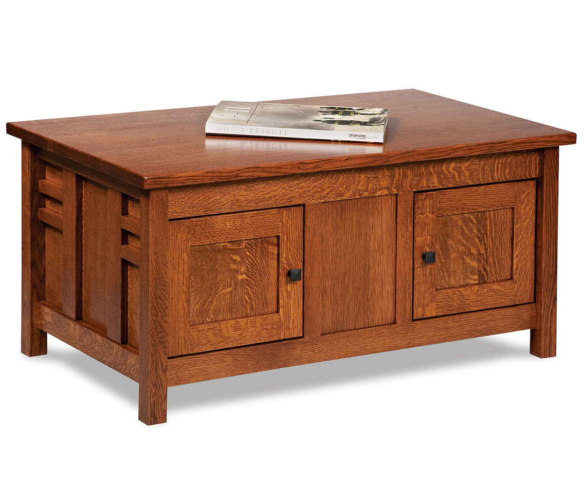 Kascade Enclosed Coffee Table W/Doors