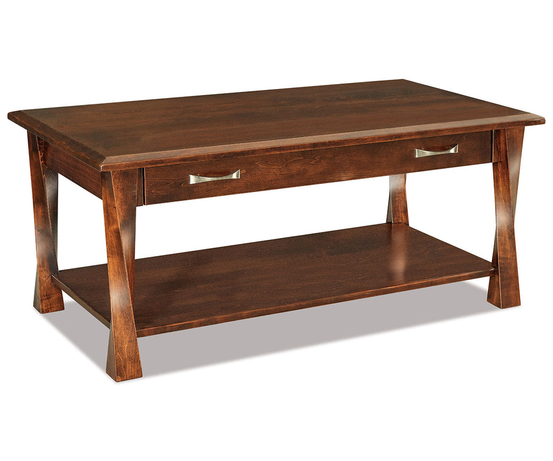 Lexington Arc Open Coffee Table W/Drawer