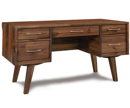 Marina Double Pedestal 5 Drawer Desk