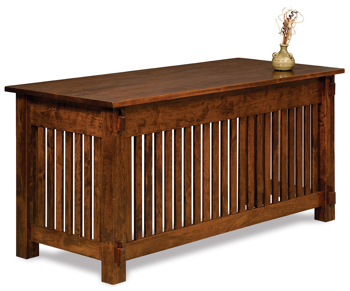 Craftsman 3 Drawer Desk W/Finished Backside