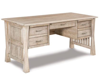 Lexington Arc 4 Drawer Desk W/Finished Backside