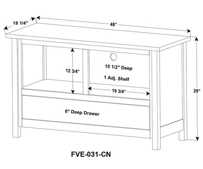 Centennial 2 Door, 1 Drawer Media Stand