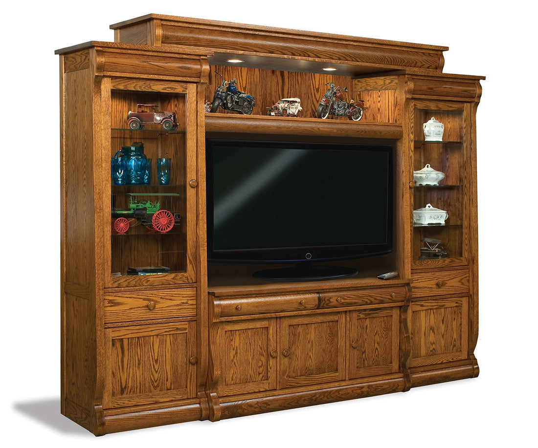 Old Classic Sleigh 6 Pc. Wall Unit.
