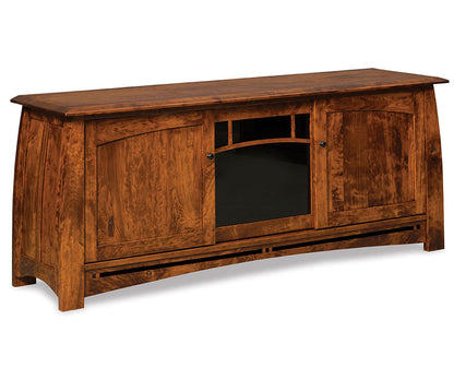 Boulder Creek 3 Door Media Stand (2 Hidden Drawers) – 72″W