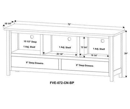 Centennial 4 Door, 2 Drawer Media Stand