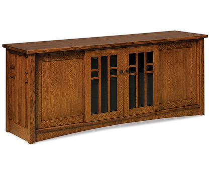 Kascade 4 Door Media Stand (2 Hidden Drawers) – 72"W