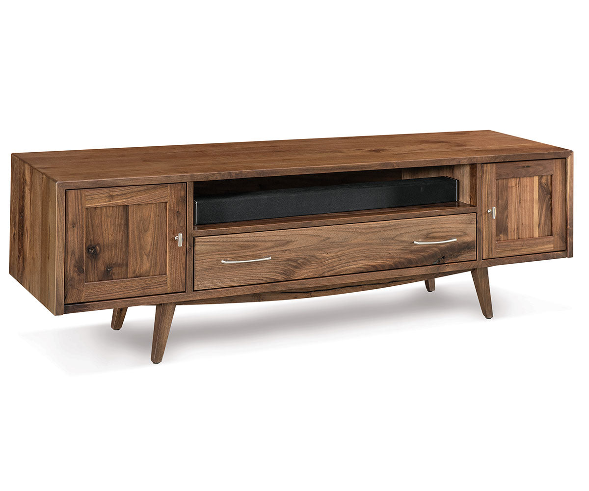 Marina 2 Door, 1 Drawer Media Stand W/Opening