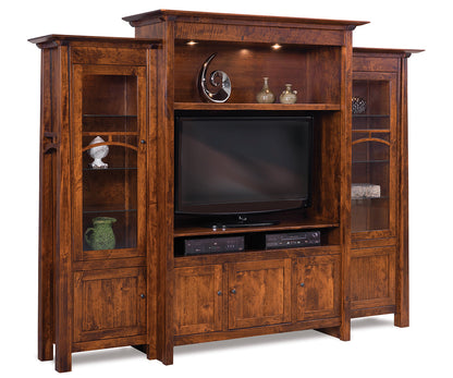 Artesa 3Pc Wall Unit W/Bookcases On Each Side
