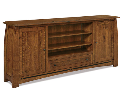 Boulder Creek 2 Door, 1 Drawer Media Stand – 83″ W