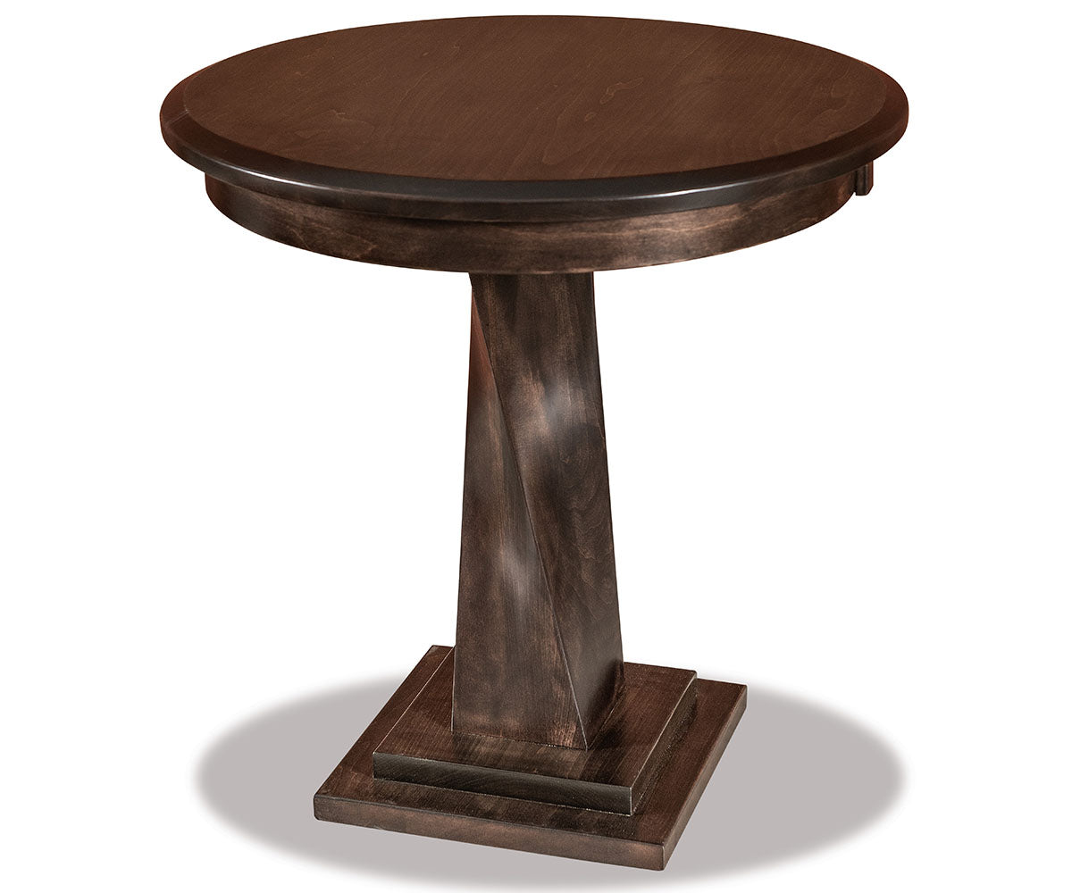 Lexington Arc 24" Round Solid Top End Table