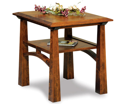 Artesa Open End Table W/Shelf