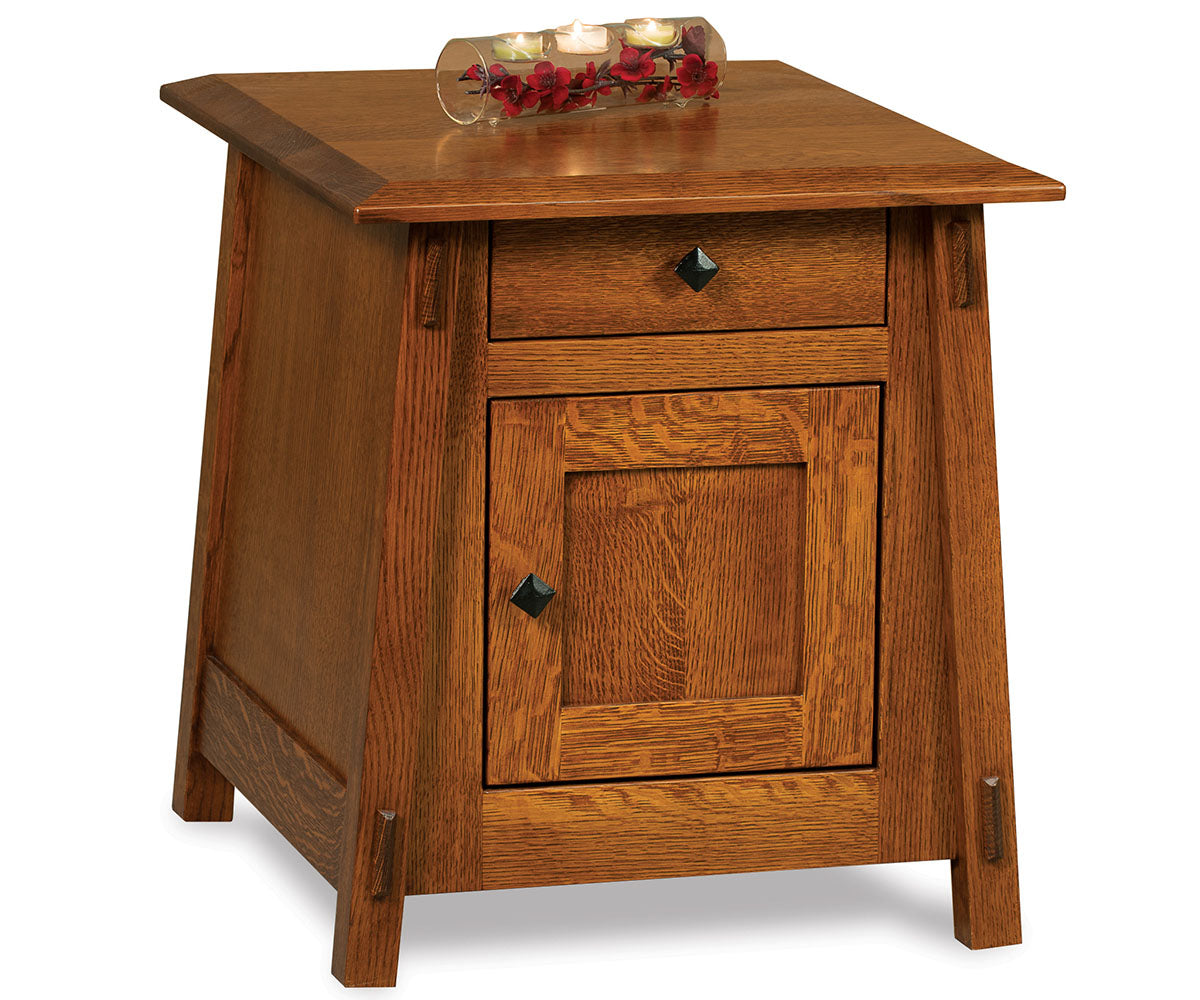 Colbran Enclosed End Table W/Drawer & Door