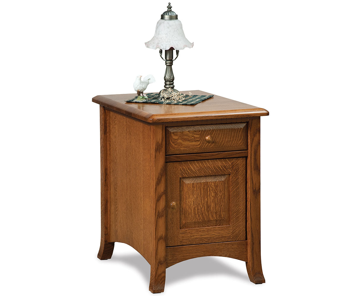 Carlisle Enclosed End Table W/Drawer & Door
