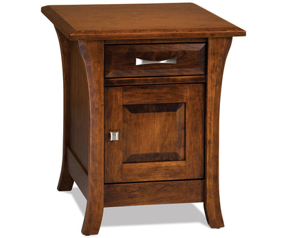 Ensenada Enclosed End Table W/Drawer & Door