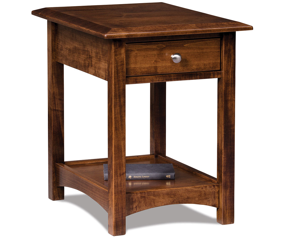 Finland Open End Table W/Drawer