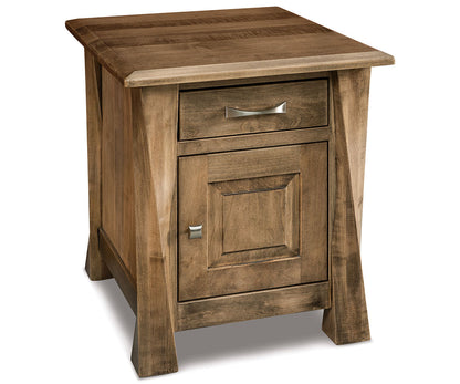 Lexington Arc Enclosed End Table W/Drawer & Door
