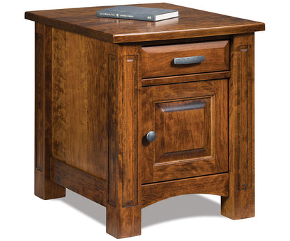 Lexington Enclosed End Table W/Drawer & Door