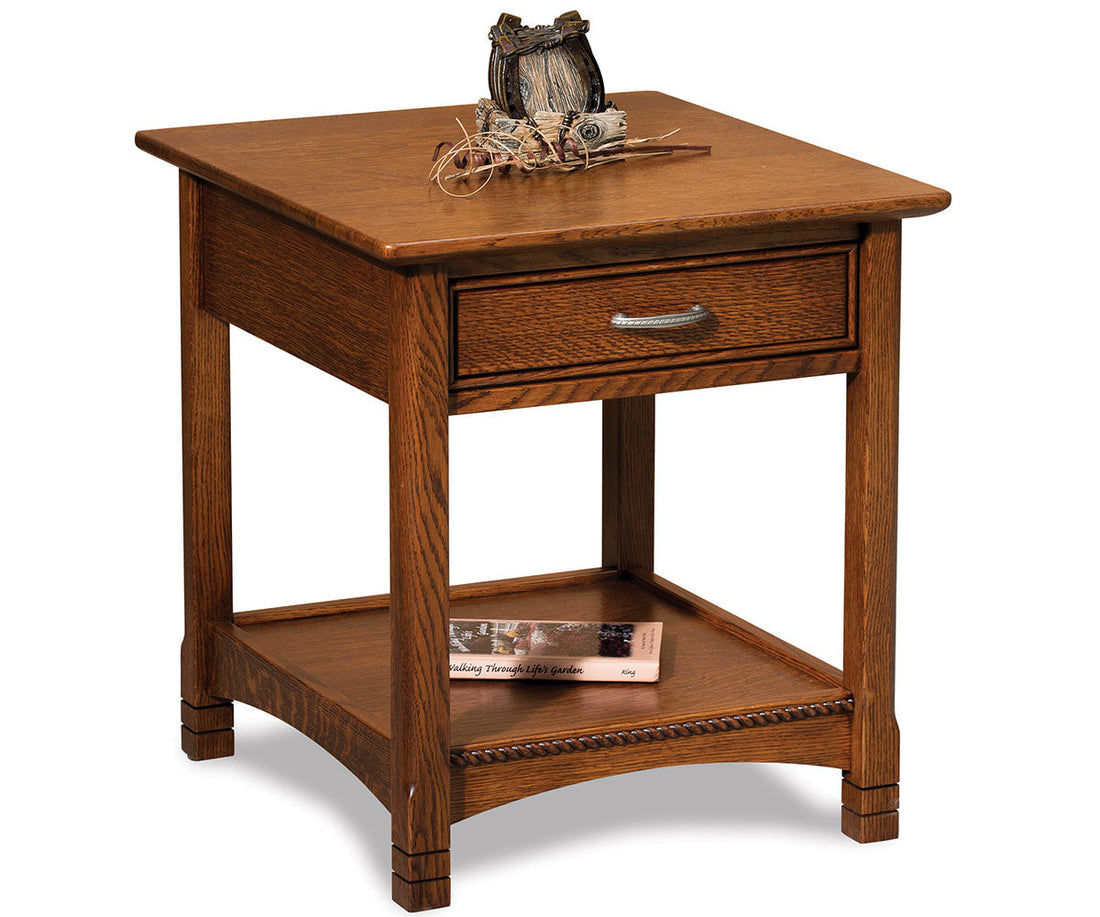 West Lake Open End Table W/Drawer