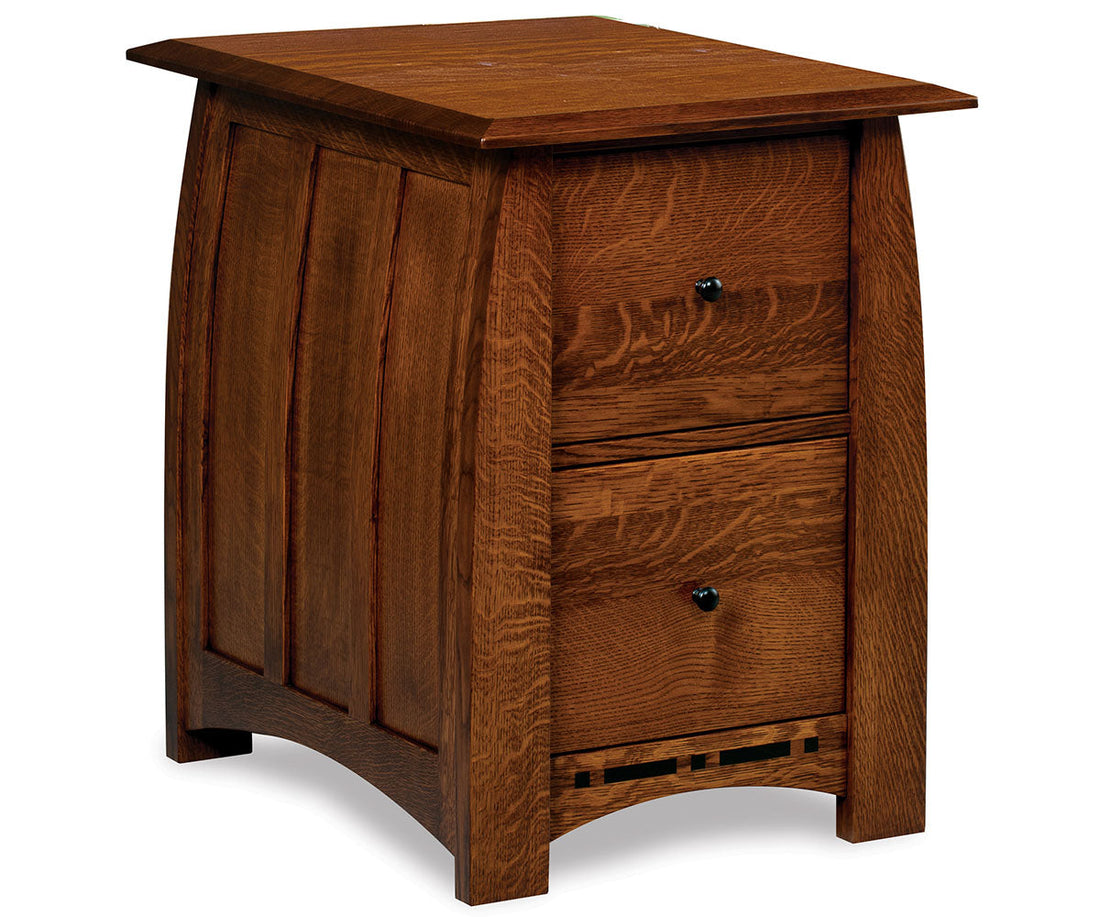 Boulder Creek 2 Drawer File Cabinet W/Unfinished Backside