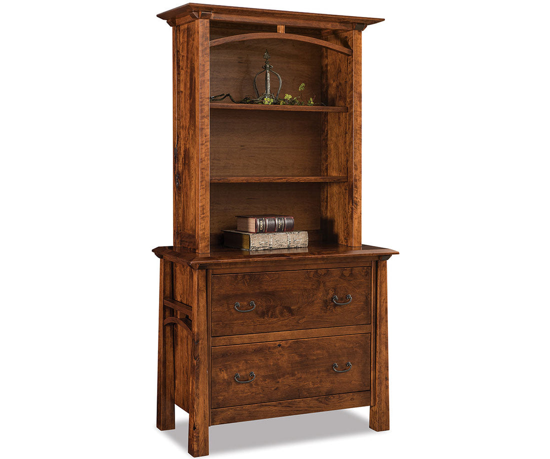 Artesa 2 Drawer Lateral File Cabinet With Bookcase
